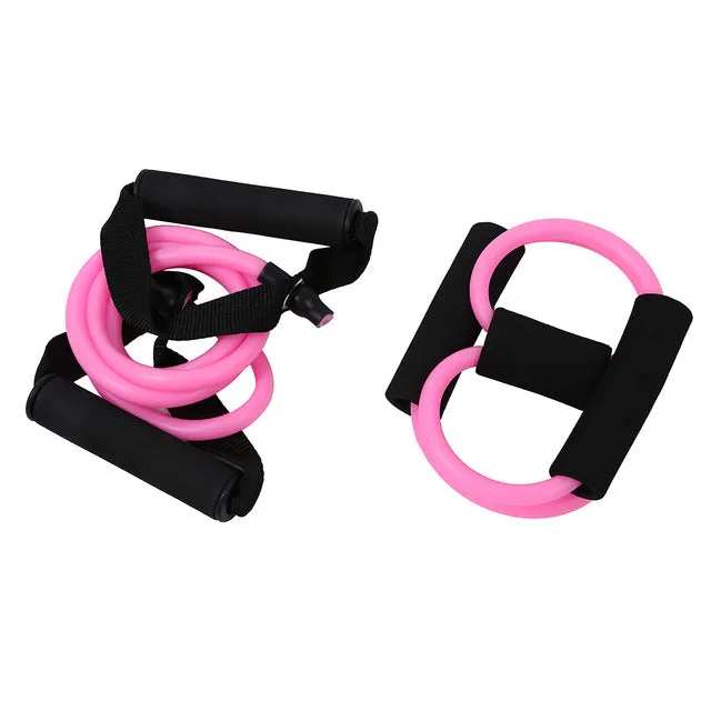 2 pcs Resistance bands chest developer chest expander Exercise Tubes yoga Tube Training Rope spring exerciser Resistance tube