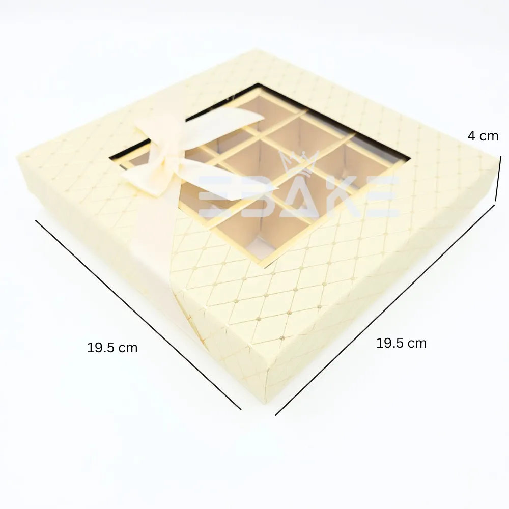 25 Cavity Imported Chocolate Box (Single Piece) - A456