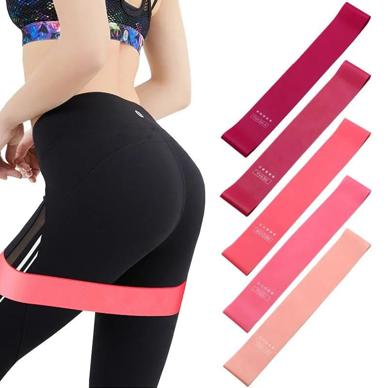 5Pcs Elastic Bands For Fitness Gum Resistance Bands Set Yoga Workout Sport Elastic Bands Rubber Training Exercise Equipments