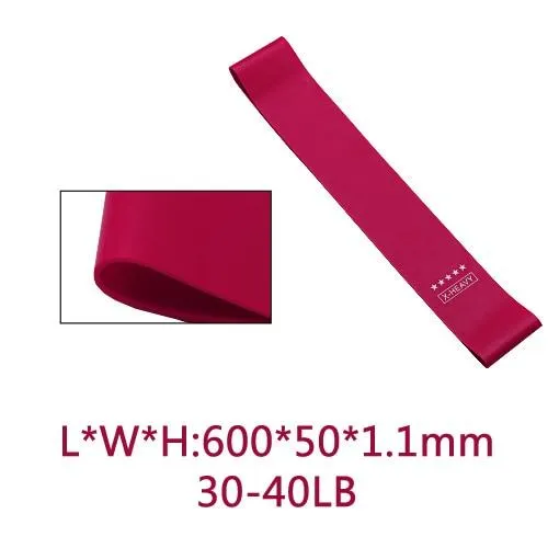 5Pcs Elastic Bands For Fitness Gum Resistance Bands Set Yoga Workout Sport Elastic Bands Rubber Training Exercise Equipments