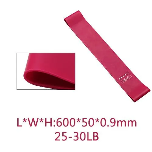 5Pcs Elastic Bands For Fitness Gum Resistance Bands Set Yoga Workout Sport Elastic Bands Rubber Training Exercise Equipments
