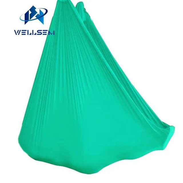 6meter full set flying Yoga Hammock Swing Trapeze AntiGravity Inversion Aerial Traction Device  daisy chain carabiner ring mount