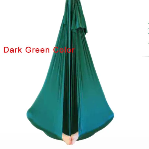 6meter full set flying Yoga Hammock Swing Trapeze AntiGravity Inversion Aerial Traction Device  daisy chain carabiner ring mount