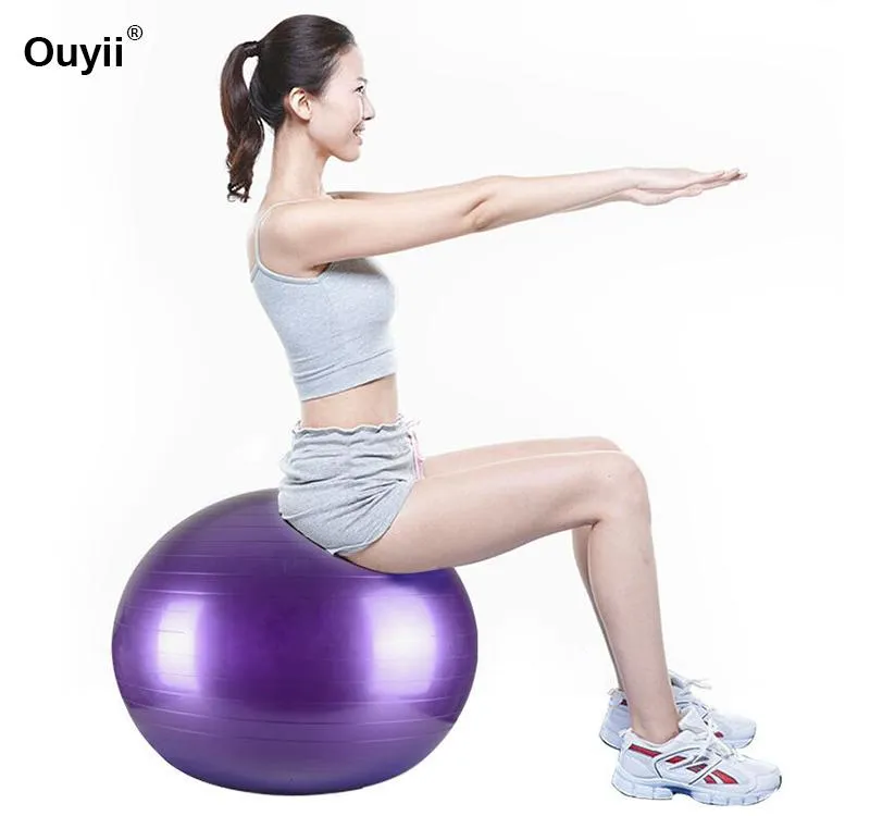 75cm Fitness Balls For Sport Gym Balance Balls PVC Exercise Yoga Balls Workout Gym Pilates Balls With Pump Balance Fitness Balls
