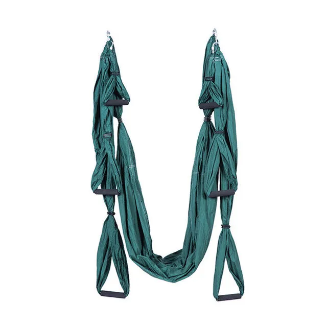 Anti-Gravity Aerial Yoga Hammock Swing Indoor Decompression Hanging Hamac Elastic Exercise Keep Better Health Relax Belts