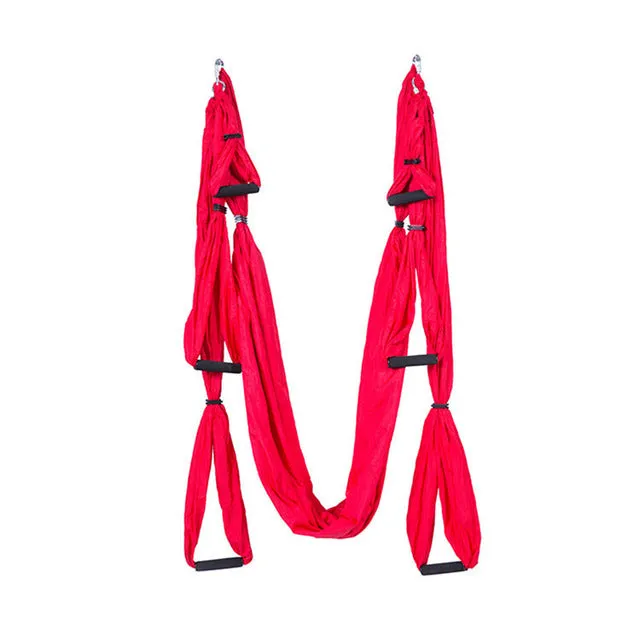 Anti-Gravity Aerial Yoga Hammock Swing Indoor Decompression Hanging Hamac Elastic Exercise Keep Better Health Relax Belts