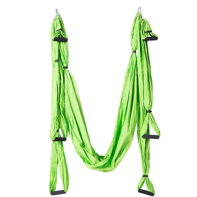 Anti-Gravity Aerial Yoga Hammock Swing Indoor Decompression Hanging Hamac Elastic Exercise Keep Better Health Relax Belts