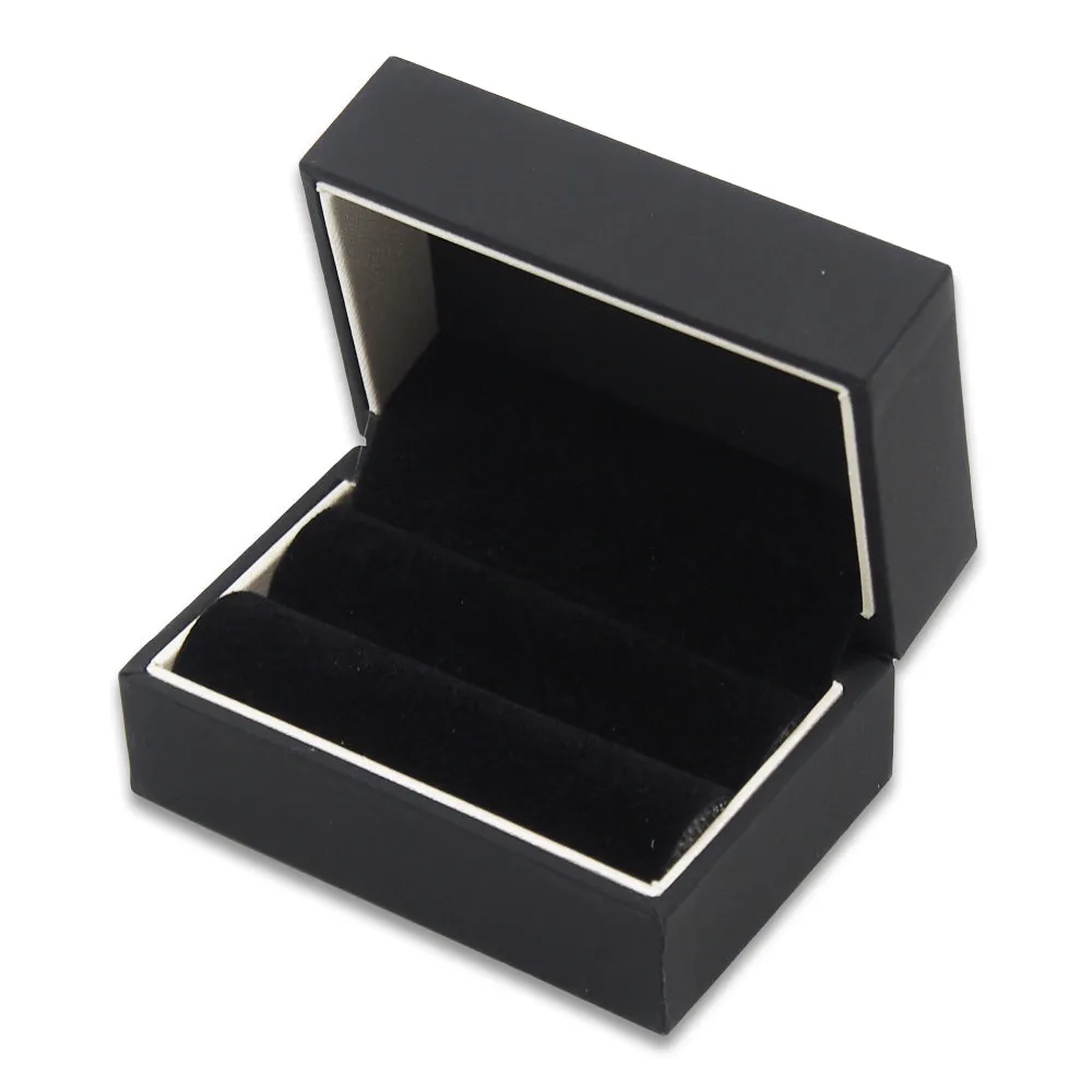 Black Elegant Matte Boxes with Reversible Inserts