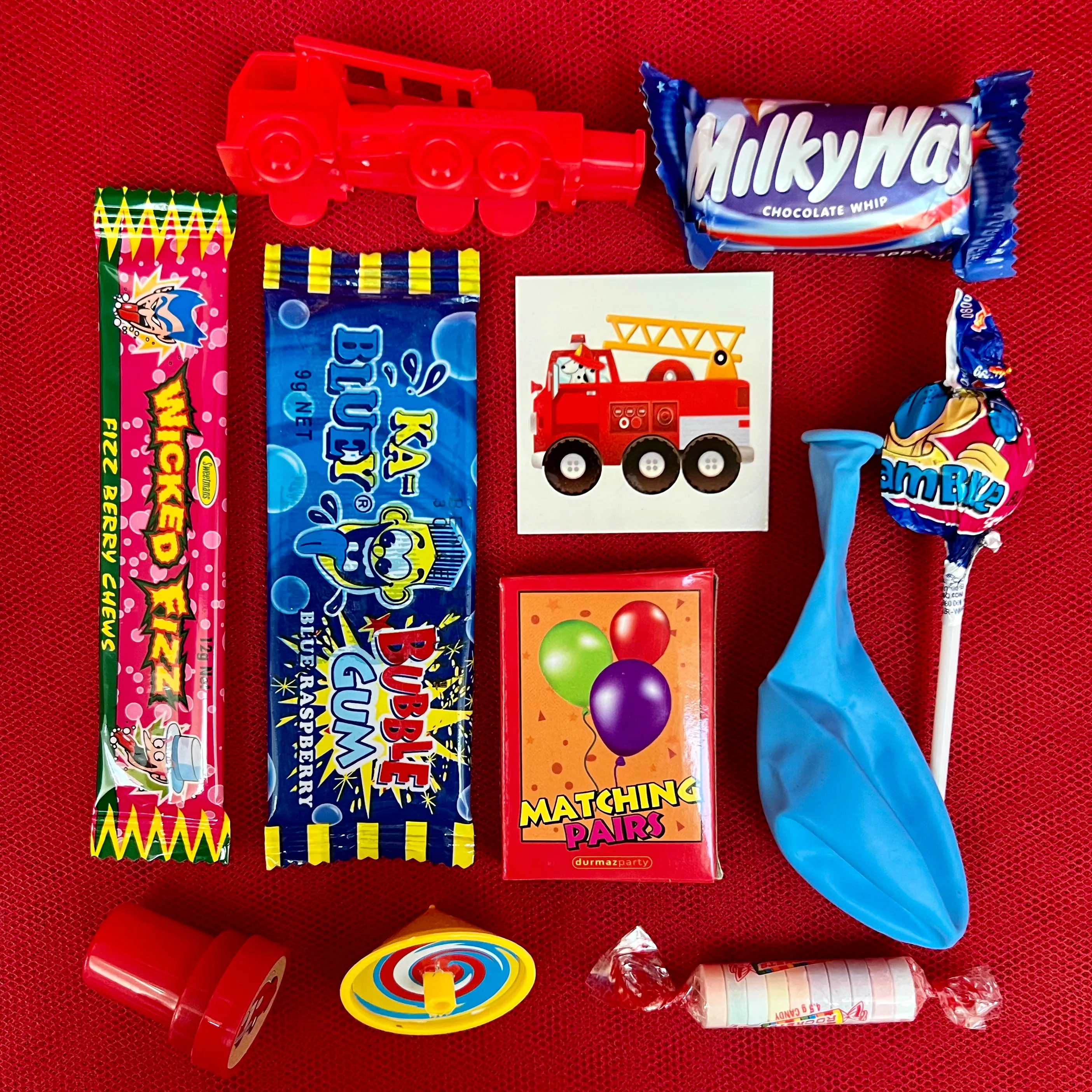Fire Engine Lolly Box