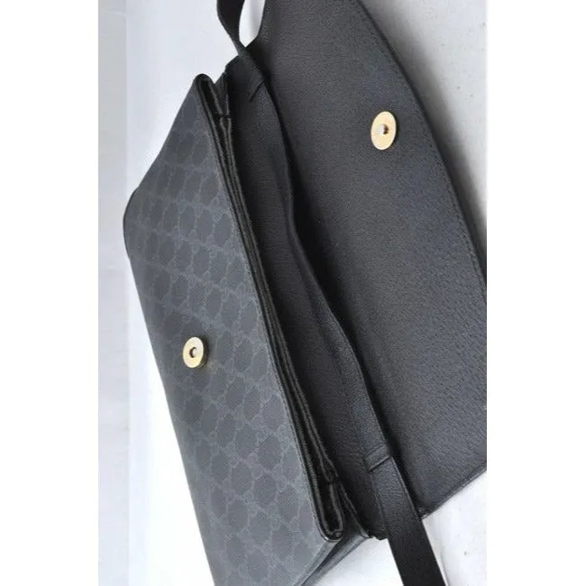 Gucci Supreme Guccissima Print Two Way Gray Leather And Gg Leather Shoulder Bag