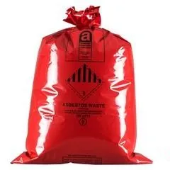 Heavy Duty Red Asbestos Bags Large 100 Pack