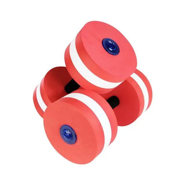 HOT Sale 1 Pair Aquatic Fitness Barbells Foam Dumbbells Hand Bar Pool Exercise Detachable