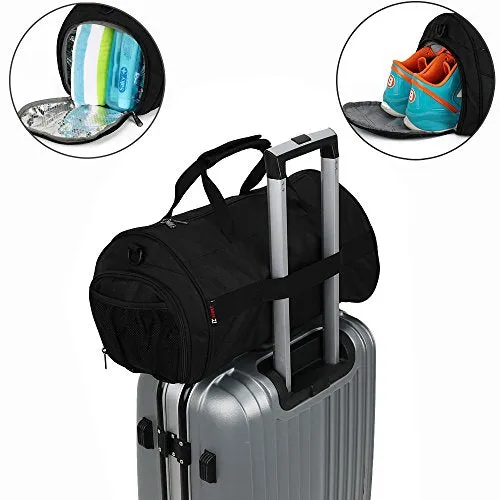 Inoxto Fitness Sport Small Gym Bag With Shoes Compartment Waterproof Travel Duffel Bag For Women