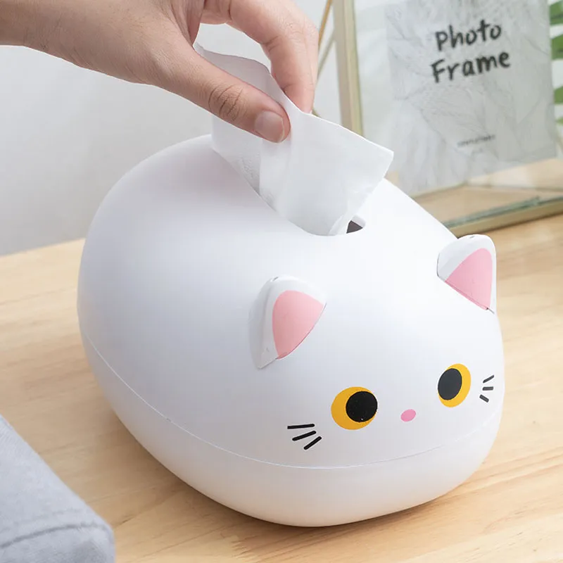Kawaii Cat Tissue Box