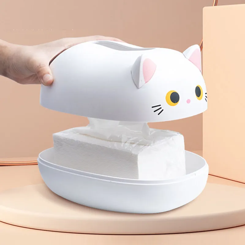 Kawaii Cat Tissue Box