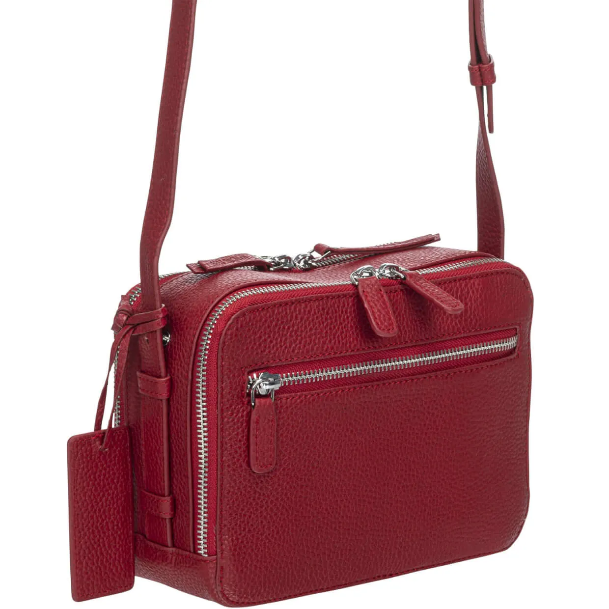 Mancini Pebbled Rachel Camera Style Crossbody Bag