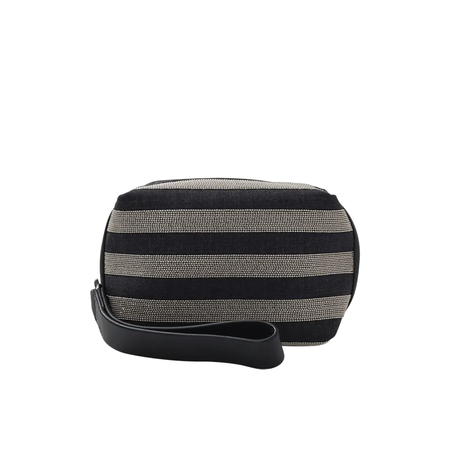 Monili Stripe Box Clutch