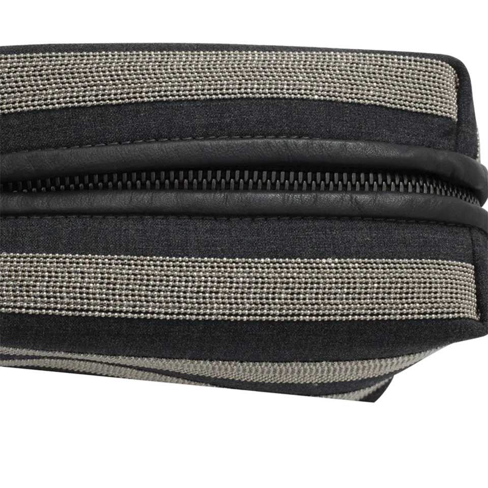 Monili Stripe Box Clutch