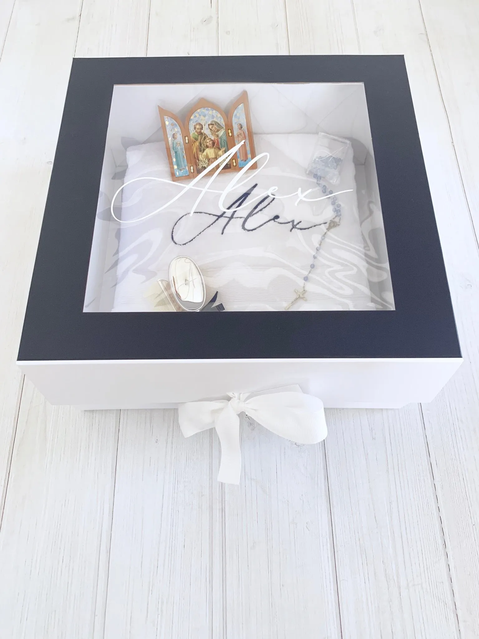 NAVY WINDOW BOX