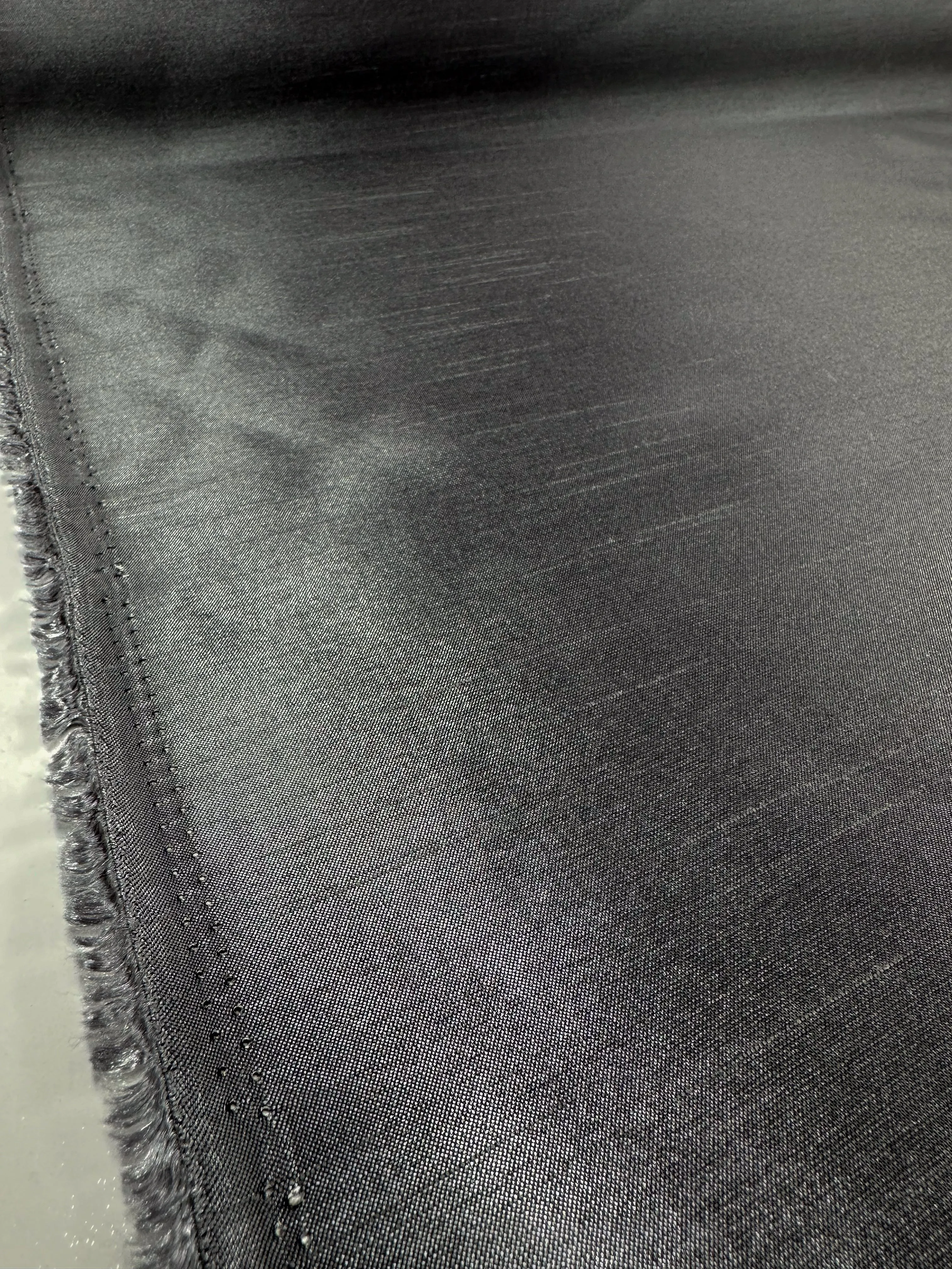 Shantung Satin - Charcoal - 150cm