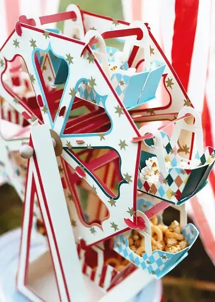 Snack stand Ferris Wheel, 48x50cm, mix