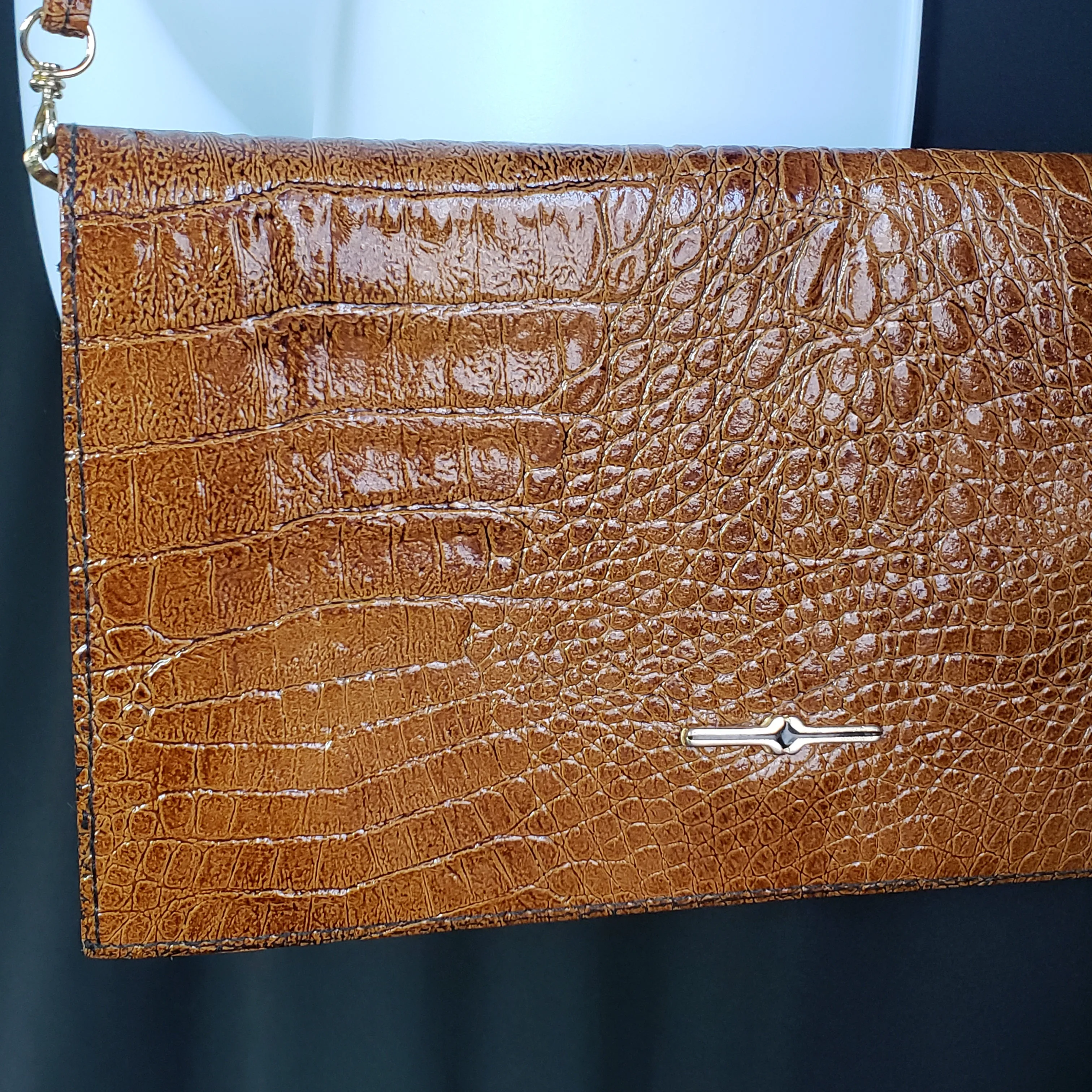 Vintage Gala Di Roma Leather Clutch
