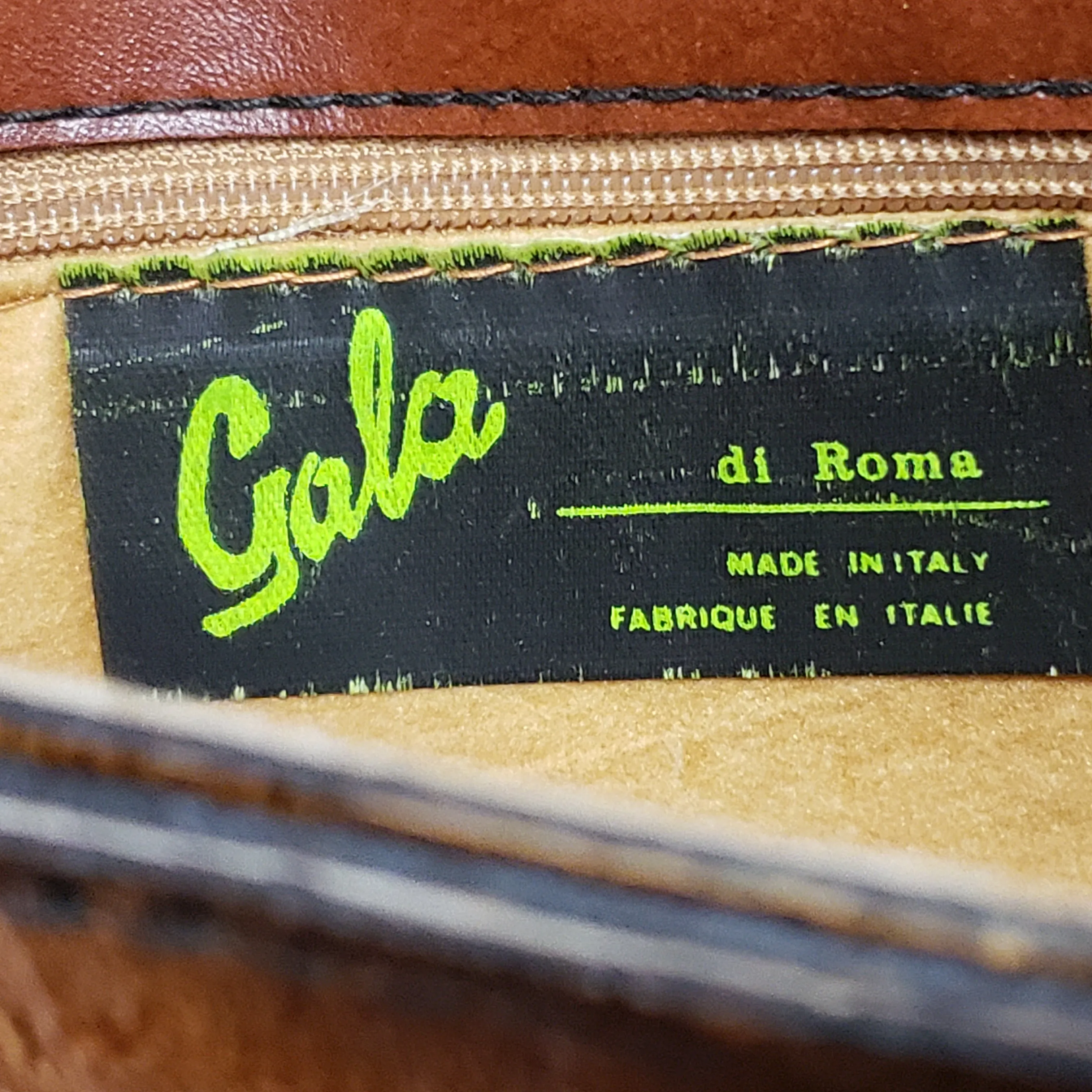 Vintage Gala Di Roma Leather Clutch