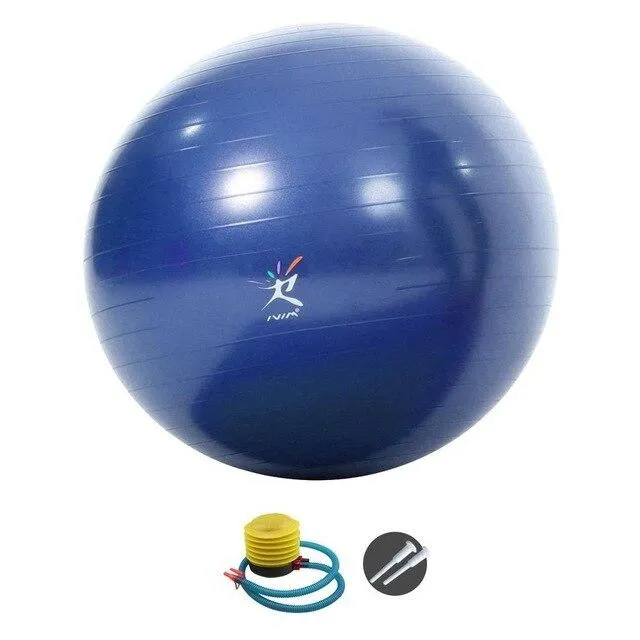 Yoga Ball 65cm PVC Anti-Burst Utility Balance Ball Yoga Pilates Bodybuilding Home Fitness Yoga Core Ball