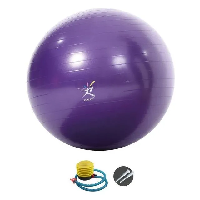Yoga Ball 65cm PVC Anti-Burst Utility Balance Ball Yoga Pilates Bodybuilding Home Fitness Yoga Core Ball